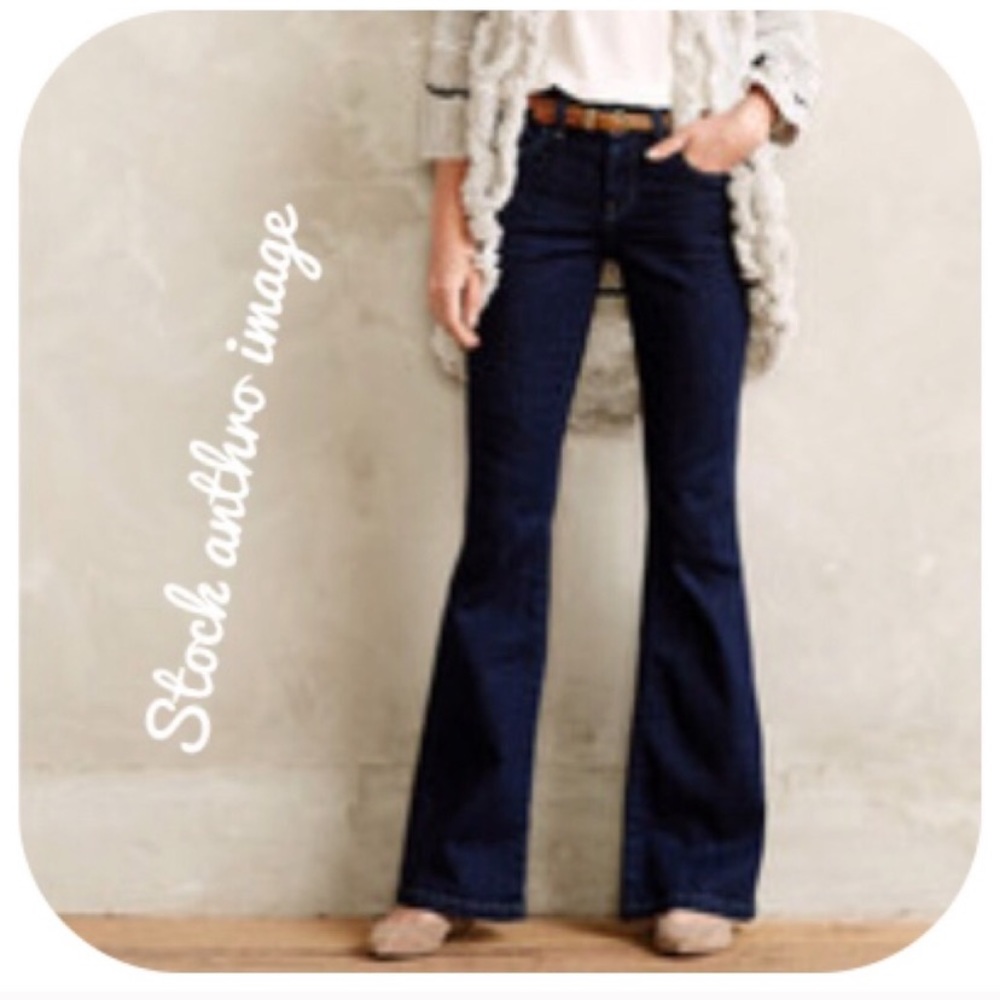 Mid rise flare jeans from Anthropologie